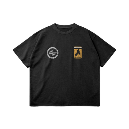 Trackside Raw-Hem T-shirt