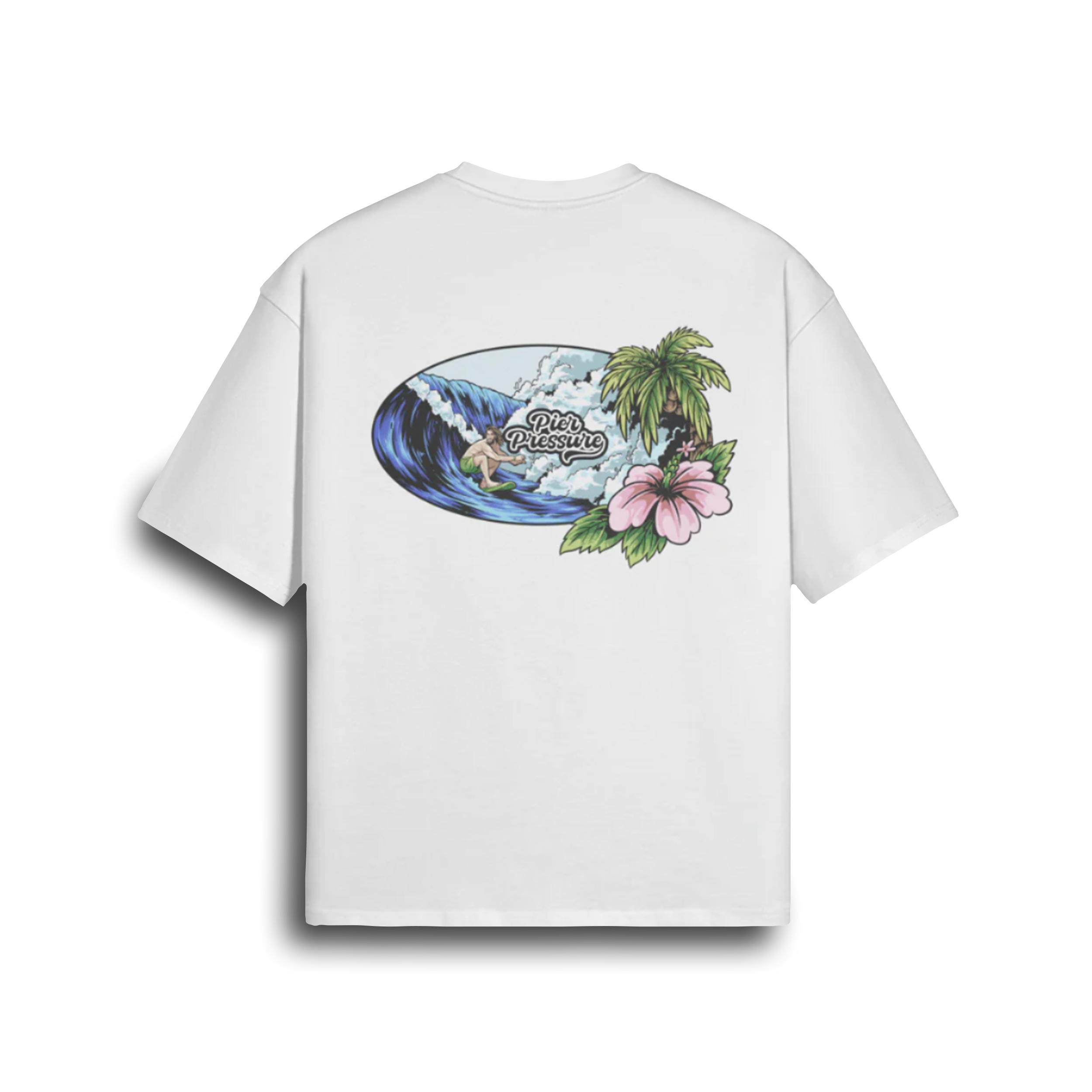 Tropical Waves Oversized T-Shirt